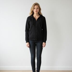 Zella Black Full-Zip Hoodie